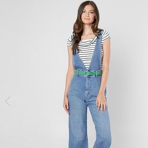 Free People Denim Jumpsuit